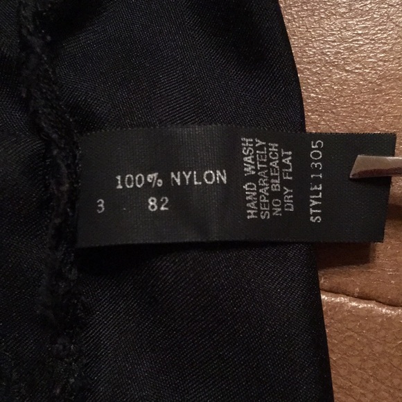 Vintage Glydons black lace trim bodysuits lingerie size S - Picture 6 of 6